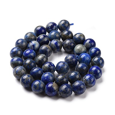 Natural Lapis Lazuli Beads Strands G-E483-17-10mm-1
