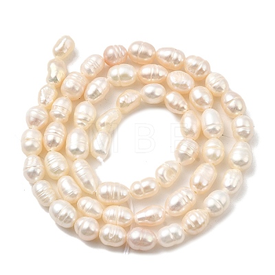 Natural Cultured Freshwater Pearl Beads Strands PEAR-I007-01Q-01B-1