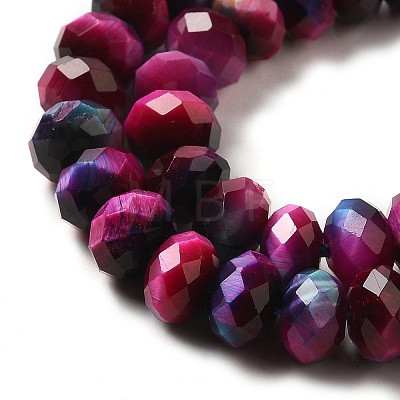 Natural Rainbow Tiger Eye Beads Strands G-NH0002-D05-03-1