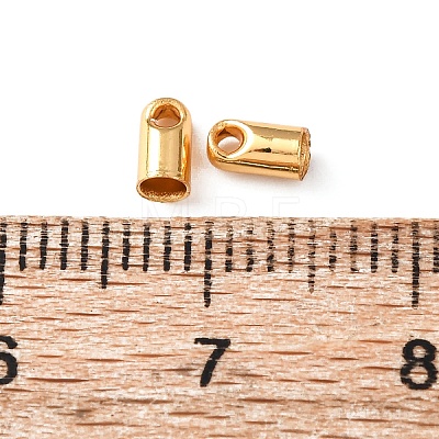 Brass Cord Ends KK-C157-10A-G-1