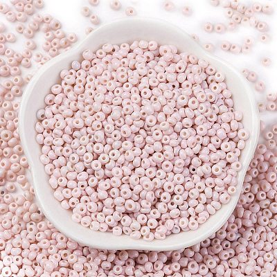 8/0 Baking Paint Glass Seed Beads SEED-M012-02A-38-1