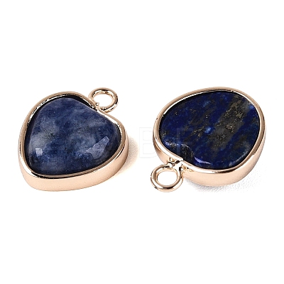 Natural & Synthetic Mixed Stone Pendants G-N371-18B-G-1