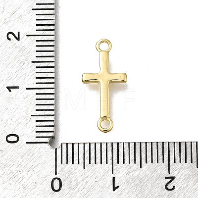 Brass Connector Charms KK-V002-02G-1