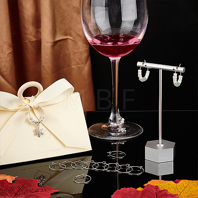 Unicraftale 304 Stainless Steel Wine Glass Charms Rings STAS-UN0001-49P-1