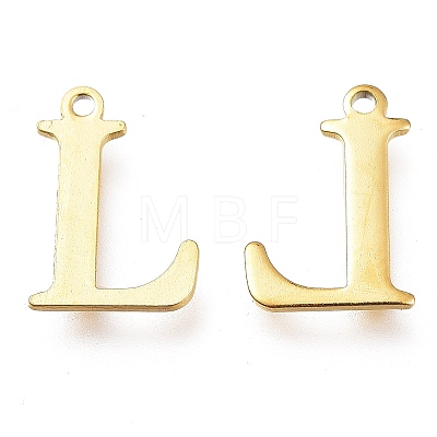 PVD Vacuum Plating 304 Stainless Steel Charms LS-STAS-H112-L-G-1