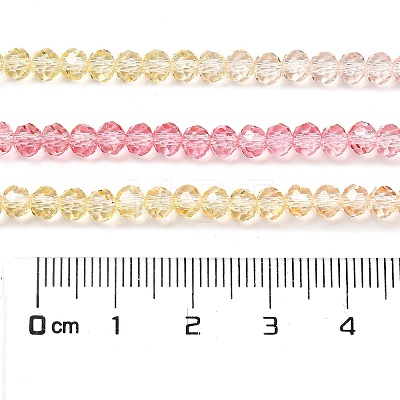 Transparent Painted Glass Beads Strands DGLA-A034-T3mm-A09-1