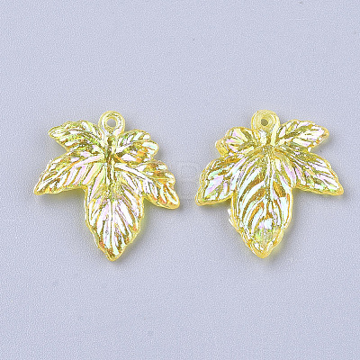 Acrylic Beads & Pendants X-MACR-T032-01-1