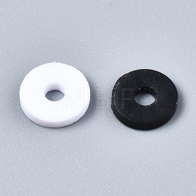 Handmade Polymer Clay Beads Strands CLAY-R089-6mm-T02B-02-1