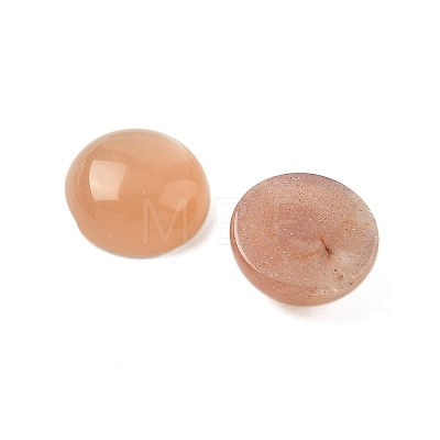 Natural Peach Moonstone Cabochons G-S398-01B-01-1