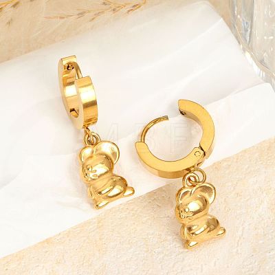 304 Stainless Steel Hoop Earrings WG5C9B9-06-1