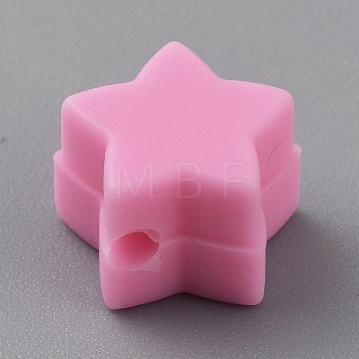 Star Silicone Focal Beads SIL-TAC0008-08B-1