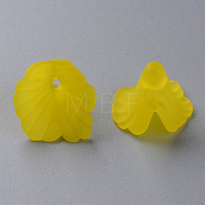 Transparent Acrylic Bead Caps PL551-C09-1