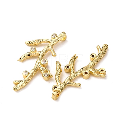 Brass Pave Cubic Zirconia Pendants KK-A271-01A-G-1