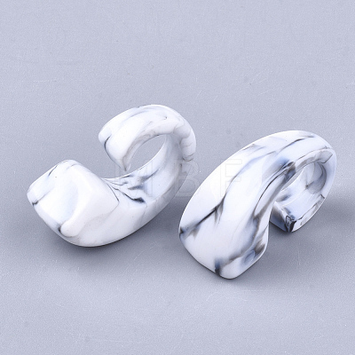 Acrylic Beads X-OACR-S021-11G-1