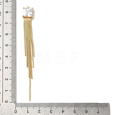 Brass Snake Chain Tassel Big Pendants KK-B079-01G-1