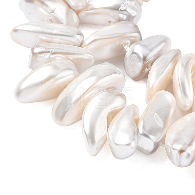 Electroplated Shell Pearl Beads BSHE-D301-01-1
