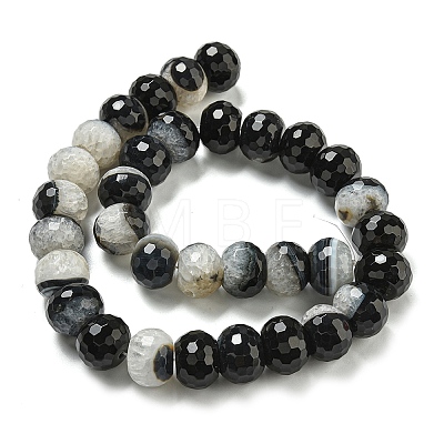 Natural Crystal and Agate Beads Strands G-P546-B02-02-1