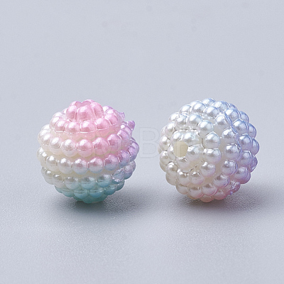 Imitation Pearl Acrylic Beads OACR-T004-12mm-11-1