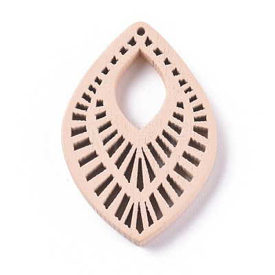 Laser Cut Wood Pendants WOOD-WH0100-56C-1