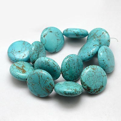 Natural Magnesite Beads Strands TURQ-L006-06-1