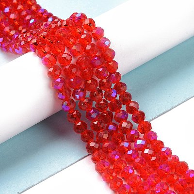 Electroplate Glass Beads Strands EGLA-A034-T1mm-L05-1