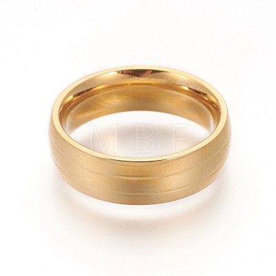 304 Stainless Steel Finger Rings RJEW-A032-02G-1