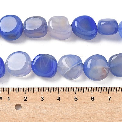 Natural Agate Beads Strands X-G-H295-D01-13-1