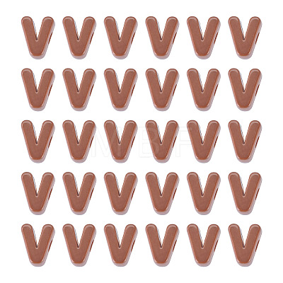 Opaque Acrylic European Beads LS-OACR-TAC0019-006V-1