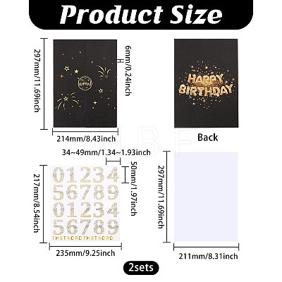 Paper Birthday Greeting Card AJEW-WH0410-284-1