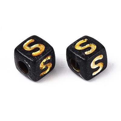 Opaque Acrylic Beads SACR-T035-20S-1