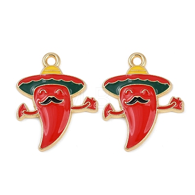 Cinco De Mayo Theme Alloy Enamel Pendants FIND-M080-02D-G-1