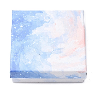 Gradient Color Square Cardboard Jewelry Boxes CBOX-A010-01B-03-1