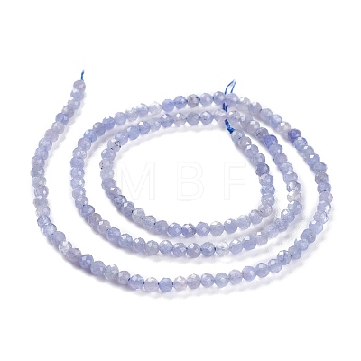 Natural Tanzanite Beads Strands G-A026-A05-3mm-1