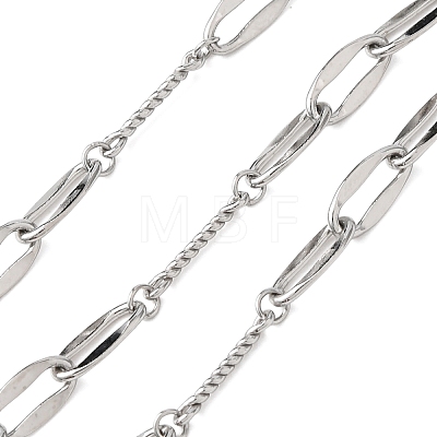 304 Stainless Steel Oval Link Chains CHS-H117-09P-1