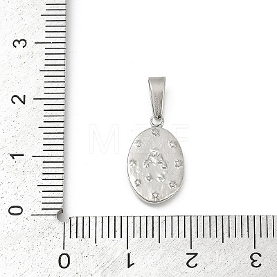 Non-Tarnish 304 Stainless Steel Pendants STAS-Z075-23P-1