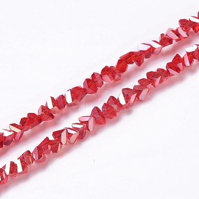 Transparent Glass Beads Strands GLAA-H022-09B-1