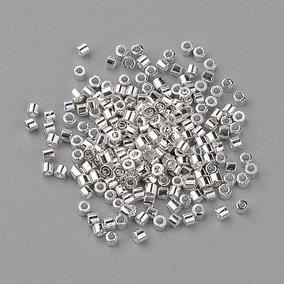 Electroplate Cylinder Seed Beads SEED-R041-08-1
