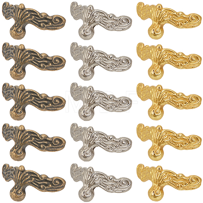 48Pcs 3 Colors Zinc Alloy Corner Protectors FIND-CY0001-81-1