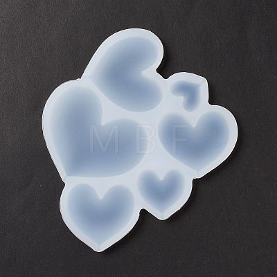 Heart Shape Food Grade Silicone Lollipop Molds DIY-D069-17-1