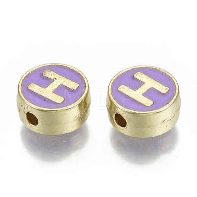 Alloy Enamel Beads X-ENAM-S122-028H-NR-1