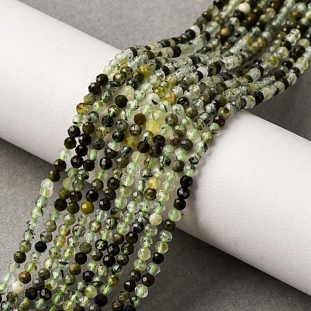 Natural Prehnite Beads Strands G-L629-B05-2mm-1