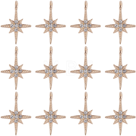 30Pcs Alloy Rhinestone Pendants FIND-SC0011-04-1