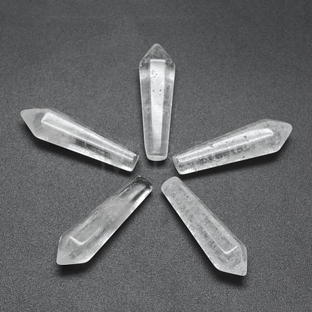 Natural Quartz Crystal Pointed Beads X-G-E490-C06-1