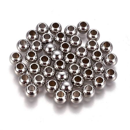 Tarnish Resistant 304 Stainless Steel Spacer Beads LS-STAS-L222-42C-P-1