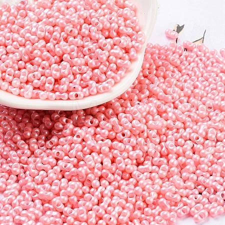 Opaque Colours Glass Seed Beads SEED-A033-06B-1