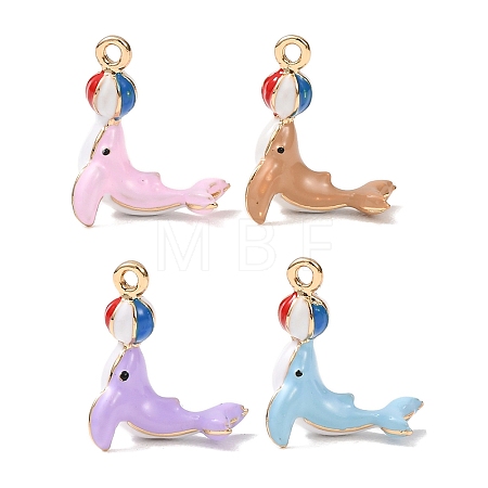 Alloy Enamel Pendants ENAM-K085-01-1