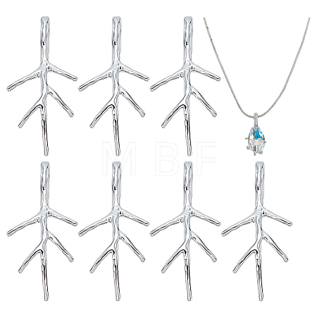 Brass Pendant Bails KK-BC0014-25S-1