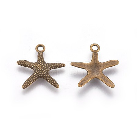 Tibetan Style Alloy Pendants TIBEP-EA306YKG-AB-LF-1