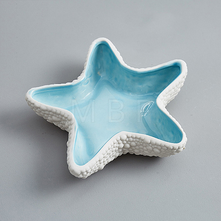 Starfish Ceramics Jewelry Plates WG73918-01-1