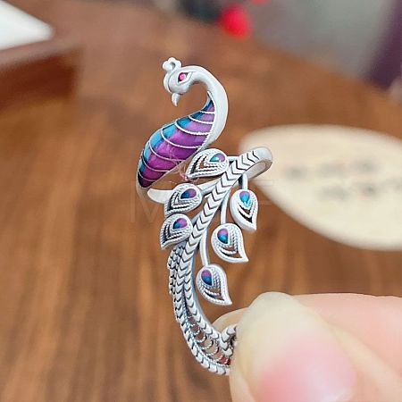 Phenix Zinc Alloy Enamel Cuff Rings FS-WGBA5CA-01-1